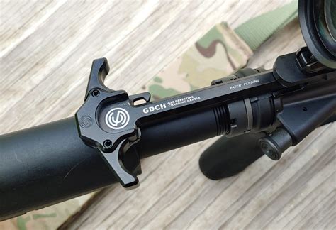 This allows the shooter to use a one-sided charging technique without compromising the part a pitfall for traditional charging handles. . Magpul side charging handle
